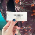 Reformation NWT  Aude Dress Emmeline Mock Neck Long Sleeve Slit Plus Size 18 Photo 5