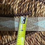 Michael Kors  Blue Tan‎ Leather  Belt - Silver Roller Buckle SIZE L 43” Diamond Photo 8