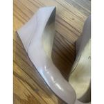 Christian Louboutin  Beige Patent Leather Wedge Pumps Iconic Elegance, Minor Wear Photo 7