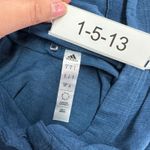 Adidas Hooodie Womens Small Blue Rush Crew Essentials Slub Hoodie Photo 4