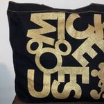 Disney Black & Gold  Parks Mickey Mouse Tote Bag Photo 2