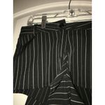 Park Avenue Women's Juniors Striped Mini Dress Shorts Size 13 Black White Photo 3