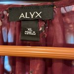 Alyx Purple Floral Sheer Top Photo 3