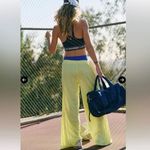 Free People NWOT FP Movement X  Overtime Mesh Pants - Sour Citrus Photo 3