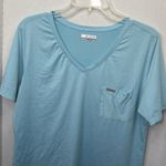 Columbia Women’s  Short Sleeve V Neck Short Size Medium PFG Photo 1