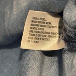 Evereve  Chambray Long Sleeve Popover Top - size Medium Photo 4