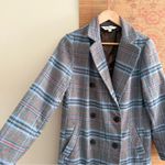 Davi & Dani Wool Blend Plaid Double-Breasted Women's Over Coat Photo 2