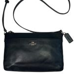 Coach Crossbody Bag Womens Black Pebbled Leather Adjustable Strap Purse Handbag Photo 0