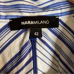 Nara Milano Blue and White Striped Cut Photo 1