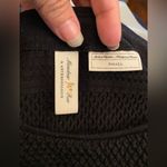 Anthropologie Meadow Rue Textured Black Top Photo 2