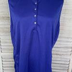 Lady Hagen  Women's Sleeveless Golf Shirt Cobalt/Multi-XL Photo 0