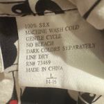 Disney  Vintage Mickey Unlimited 100% Silk Pajama Top Women's Size L Photo 2