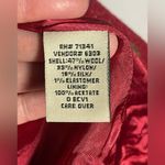 L.L.Bean Vintage Women’s Wool Blazer Suit Jacket Red White Speckles Sz L Reg Photo 10