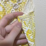 Lilly Pulitzer Macfarlane Yellow Lace Sun Sheath Shift Mini Dress Size 2 Preppy Photo 6