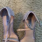 Steve Madden Collette strappy heeled sandal in blush glitter Size 7 Photo 5