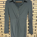 Showpo ‎ Olive Green Shirt Dress Size 6 Photo 0