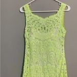 Yoana Baraschi  Neon Sequin Lace Overlay Slip Dress Size 2 Photo 6
