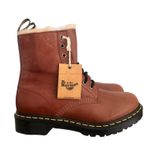 Dr. Martens 1460 Serena Faux Fur Lined Lace Up Women's Boot Size 8 #591 Photo 0