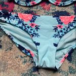 Seafolly Bella Rose Vintage Blue Bustier Bikini & Hipster Bottom Photo 3