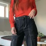 Cotton On orange sheer blouse š Photo 2