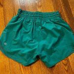 Lululemon hotty hot high rise 4" shorts size 4 cascadia green Photo 1