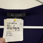 St. John  NWT Deep Purple Wool Blend Sweater Shell Tank Size P Photo 1