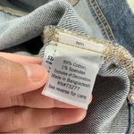 SO  Women’s Denim Mini Dress Square Neck Puff Sleeve Smocking Panels Size L Photo 12