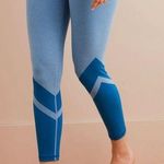 Aerie Color-block 7/8 Multi-Blue Leggings Size XL Photo 0