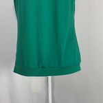 The Limited  Sleeveless Kelly Green Pleated Blouse Size Medium Photo 9