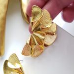 ZARA New!  Fan Earrings Photo 7