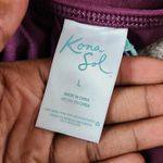 Kona Sol  Plum Purple Bikini Top SIZE L Photo 2