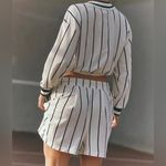 Free People #5 NWT Off Duty Set in Ivory Stripe Combo Photo 5