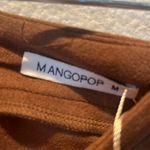 MANGOPOP New  Women’s Faux Suede Brown Skirt Size Medium NWT Photo 5
