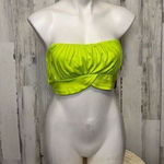 Lime green crop top size large Yellow Photo 0