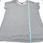 Torrid  Heather Grey Jewel Rhinestone Embellished Crewneck Sweatshirt Size 1X Photo 13
