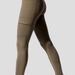 Carbon38 Utility Cargo Green High Rise Full Length Leggings Photo 0