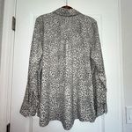 Denim & Co D&Co.  Animal Print Button Front Blouse Top Photo 4