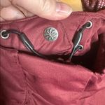 Athleta Burgundy Maroon Midi Zipper Magnetic Closure Rain Jacket Size Small Photo 6