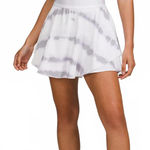 Lululemon  Court Rival Perforated HR Skirt *Long Transverse Lilac Multi TVLM Sz 6 Photo 0