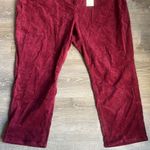 Good American NEW Plus Good Classic Corduroy Slim Straight Leg Pants Photo 4