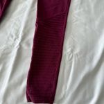 Cotton On Maroon Leggings With Ruched Panel Details Photo 3