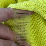 Alexander Wang T By  Yellow Cotton Hooded Sweater Size Small Photo 4