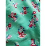 Hollister  Women's Beach Summer Crop Tank Top Size (S) Green Floral Open Back Photo 6