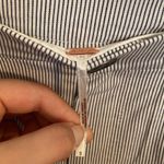 Free People  Pants Medium Womens OB1157632 Florence Crop Flare Striped White Photo 2