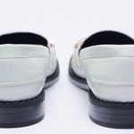 ZARA low heel chain loafers Size-6.5 (new with tag) Photo 6