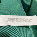 ZARA Green Asymmetric Jacquard V-Neck Dress Size M Spaghetti Strap One Sleeve Photo 15