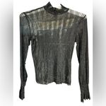 Forever 21  Black Sheer Knit Top Photo 2