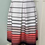 Lane Bryant White Scuba Striped Fit & Flare Dress Party Career Office Casual 26 Photo 5