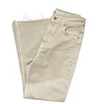 ZARA  Light Gray Straight Leg Jeans High-Waisted Photo 9