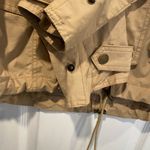 a.n.a NWT  Size S Khaki Tan Zip Up Adjustable Utility Jacket Removable Fur Hood Photo 4